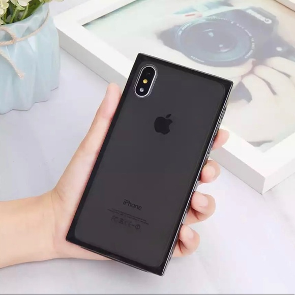 Other - Iphone X max black glassy soft case